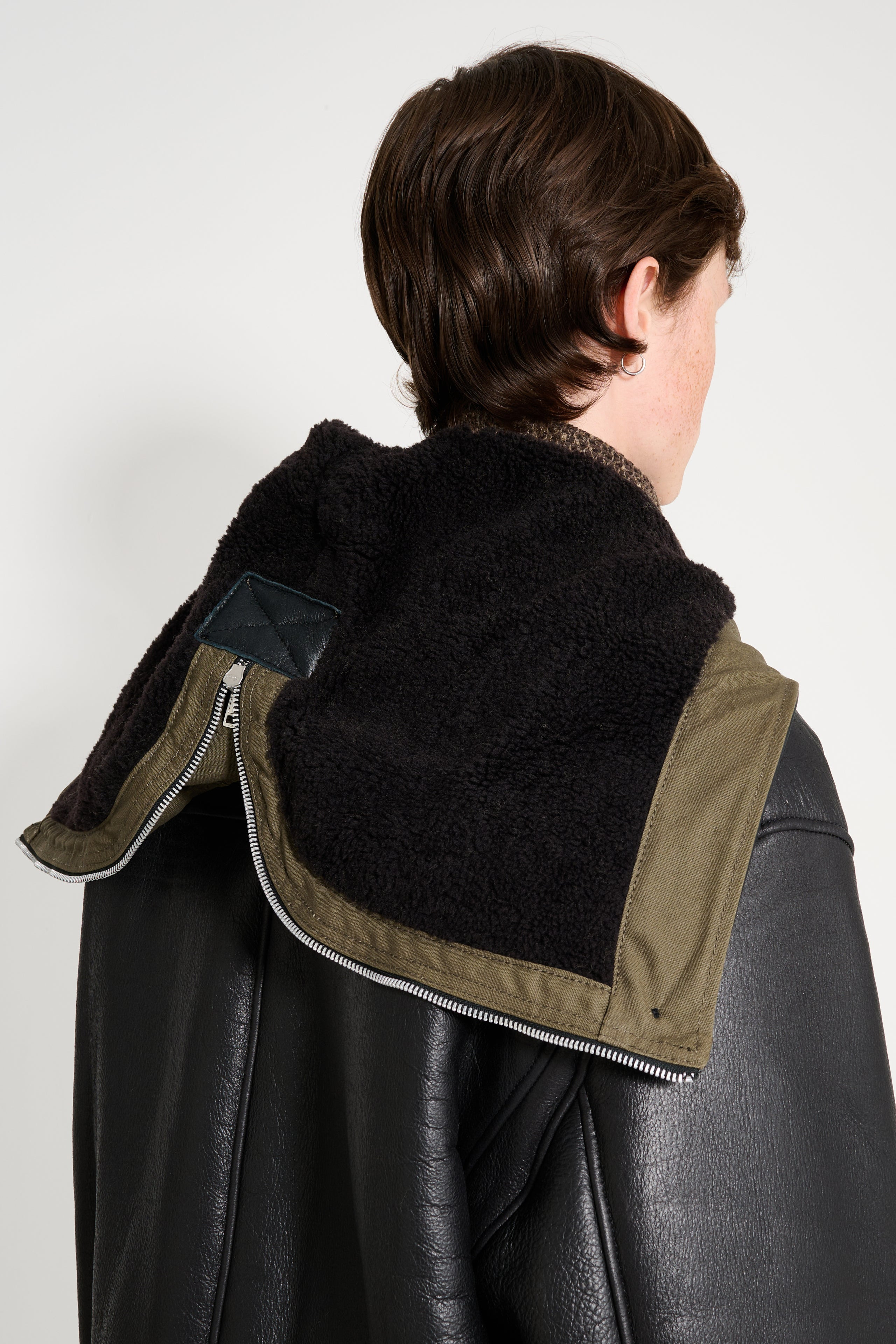 OUR LEGACY BLIZZARD JACKET NATURAL AVIATOR SHEARLING - 7