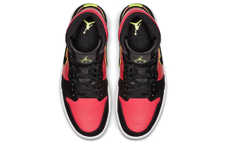 (WMNS) Air Jordan 1 Retro Mid 'Hot Punch Volt' BQ6472-006 - 4
