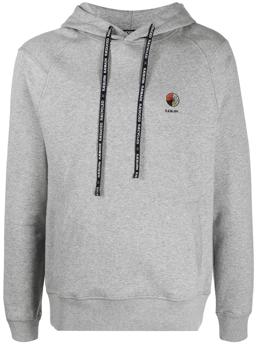 embroidered logo hoodie  - 1