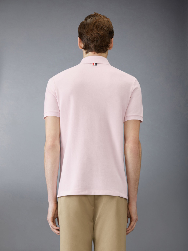 Thom Browne Classic Pique 4-Bar Short Sleeve Polo outlook