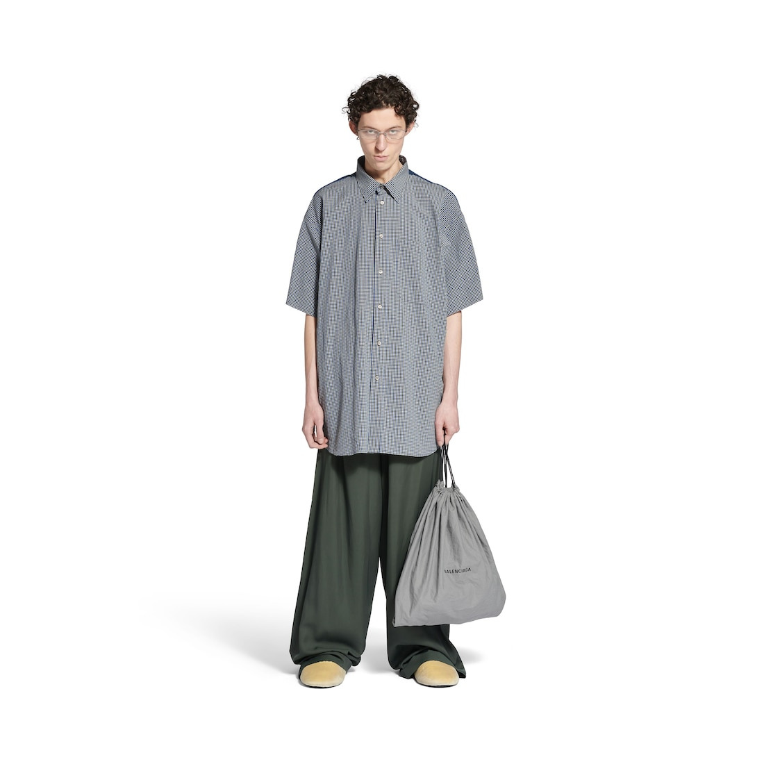Men's Tailored Tracksuit Pants in Khaki - 2
