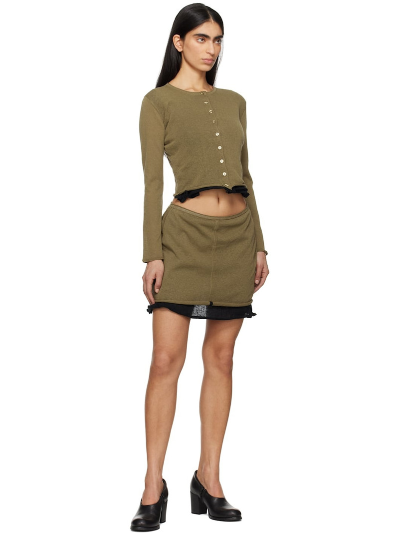 Brown Veil Miniskirt 4