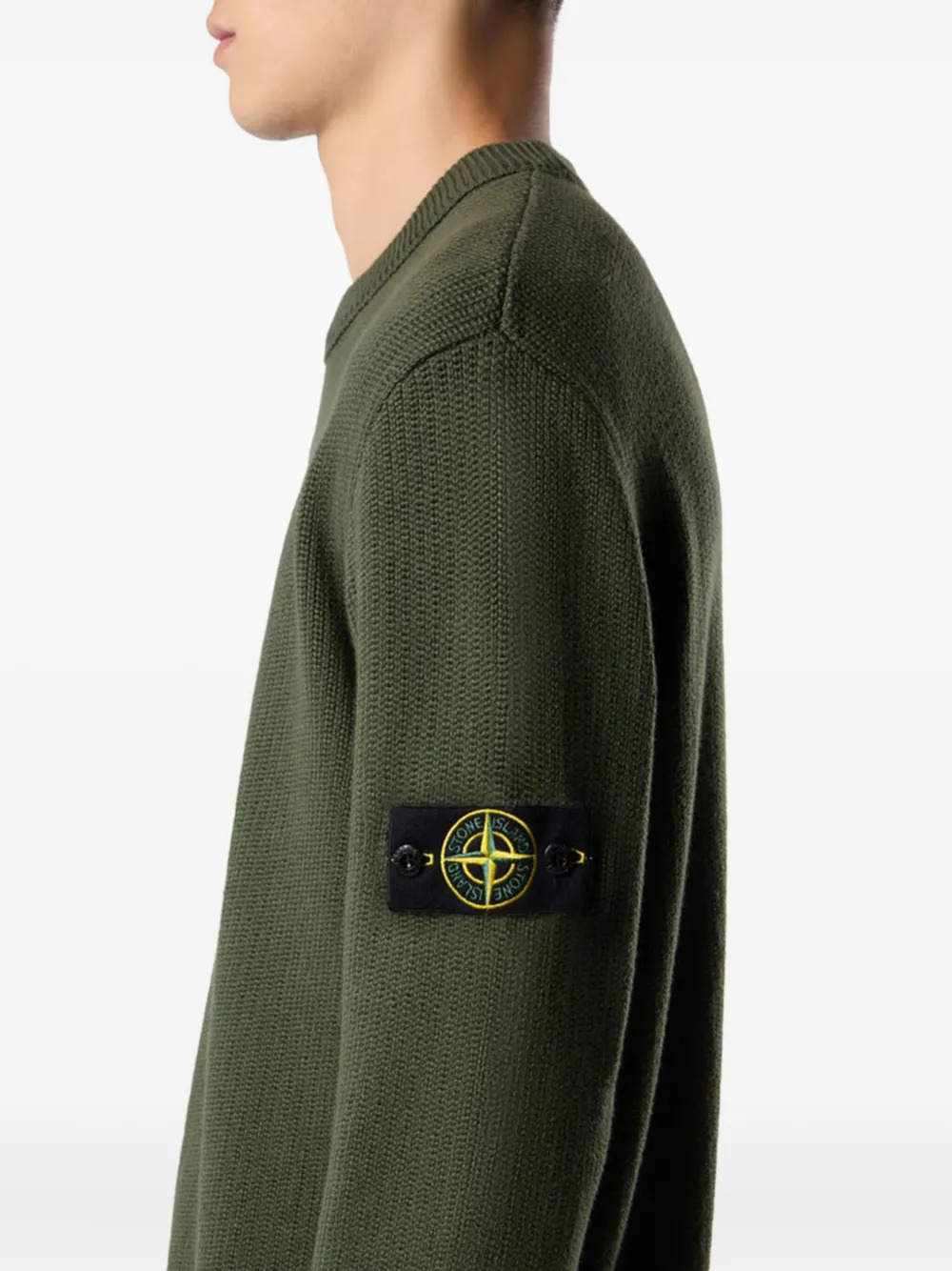 STONE ISLAND - Men Minimalist Crew Neck Sweater - 3