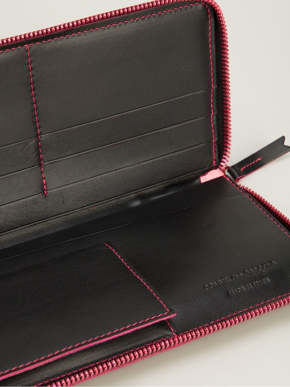 zip-around leather wallet - 5
