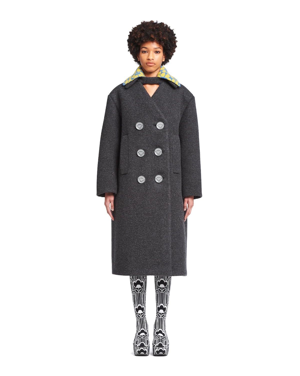 Double-breasted double broadcloth coat - 2