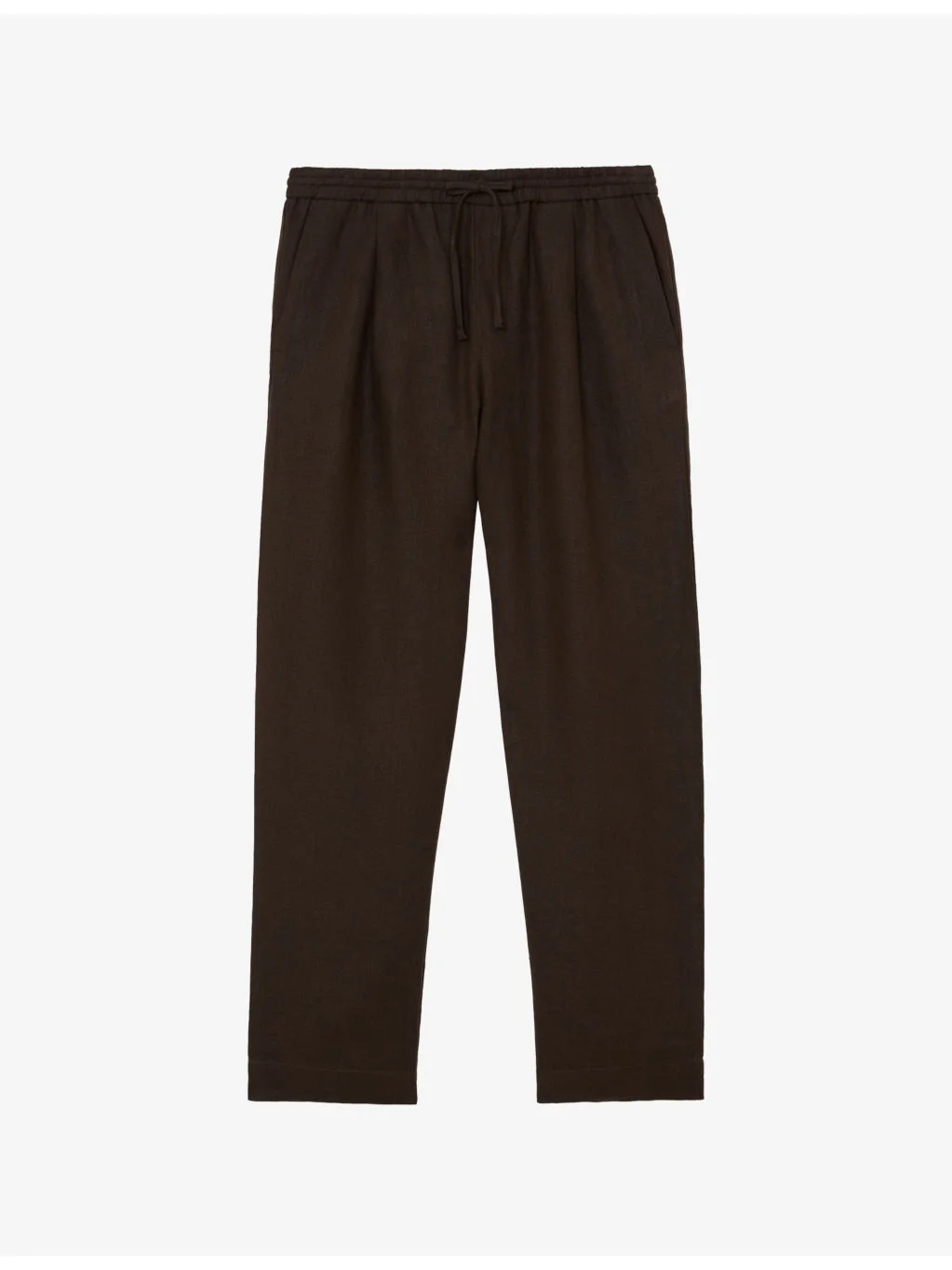 Barges Drawstring-Waist Linen Trousers - 1