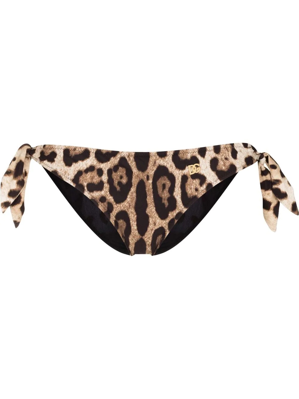 leopard-print bikini bottoms - 1