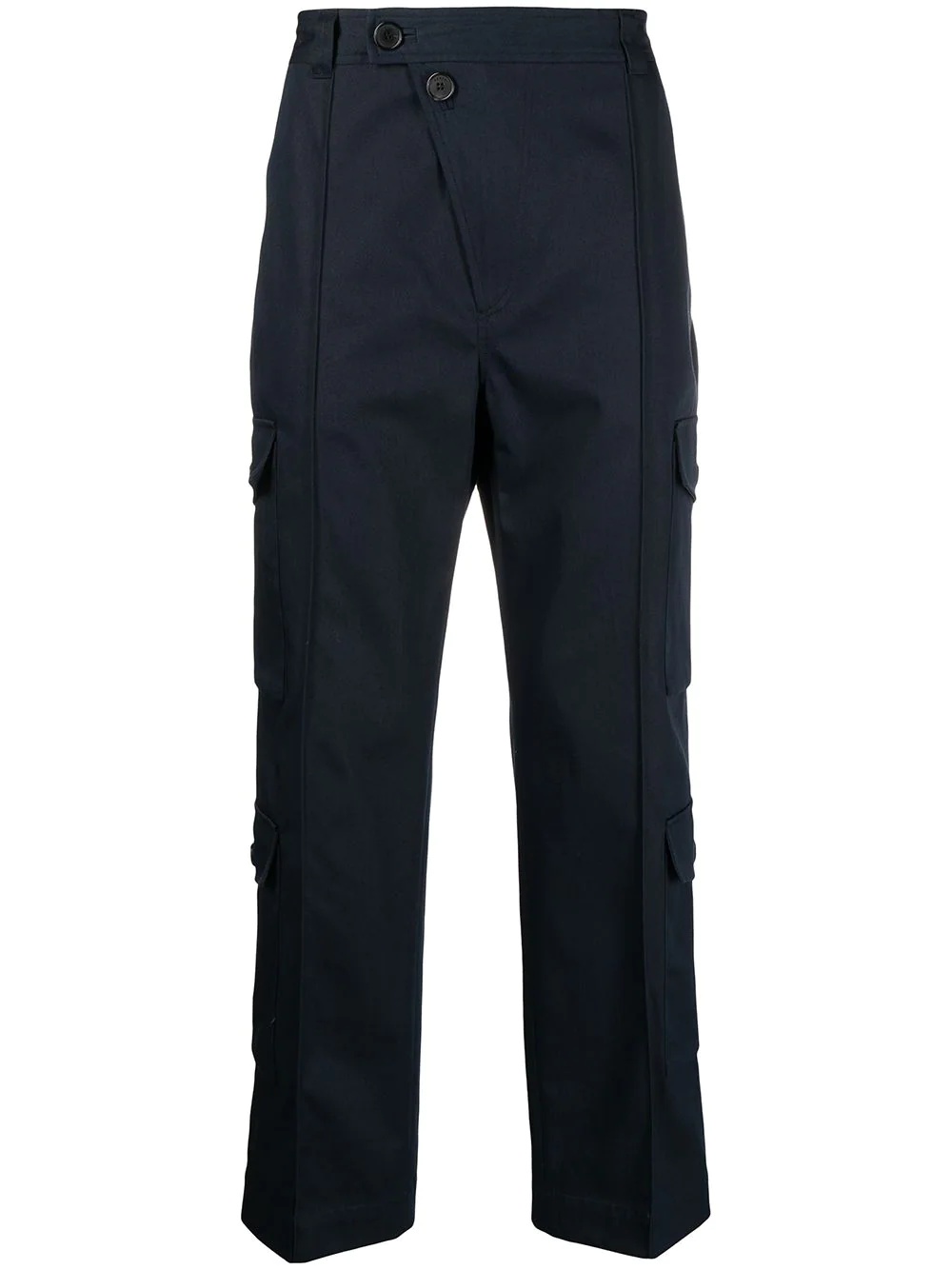 multiple-pocket detail trousers - 1