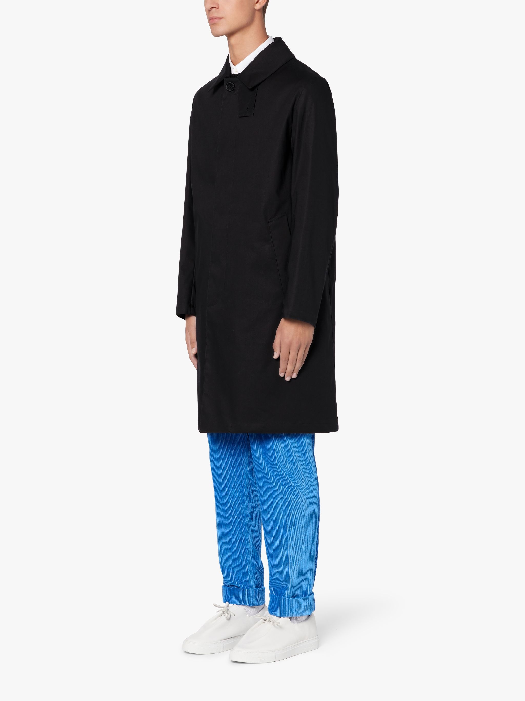 MANCHESTER BLACK RAINTEC COTTON 3/4 COAT | GMC-107 - 4