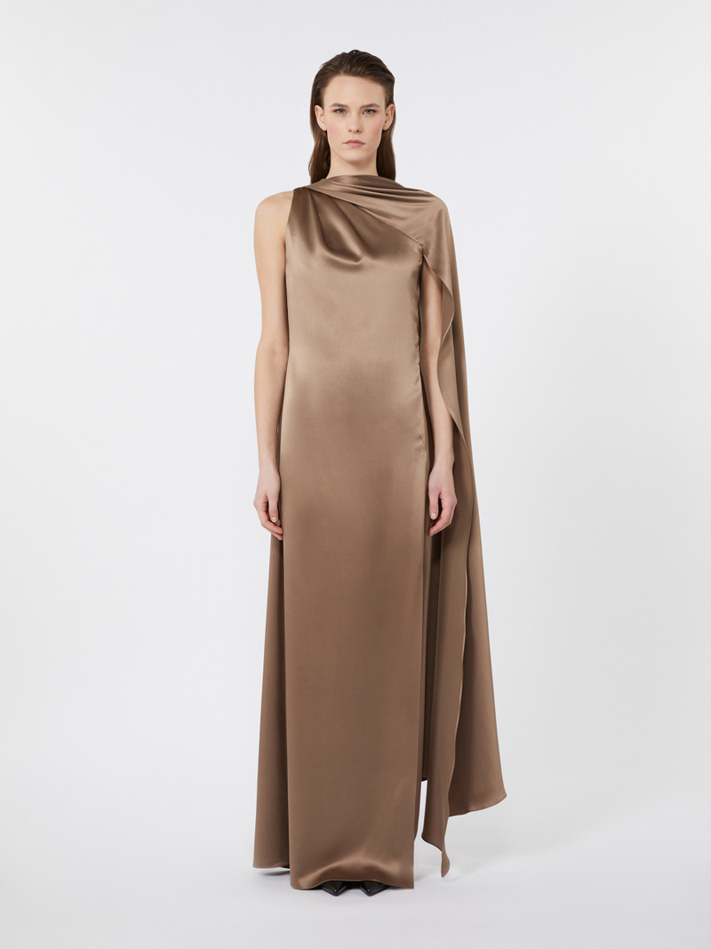 RADURA One-shoulder dress in satin 3