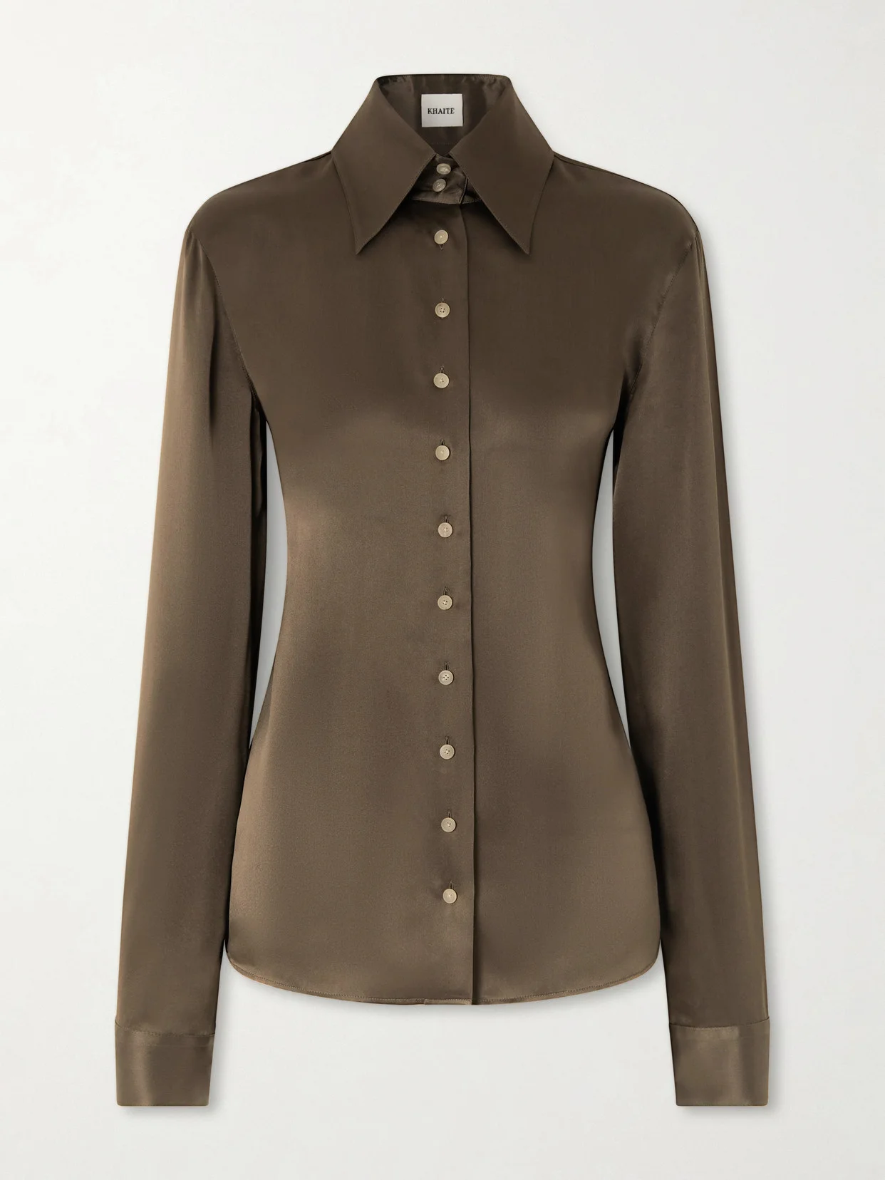 Ivy Silk-satin Shirt - 1