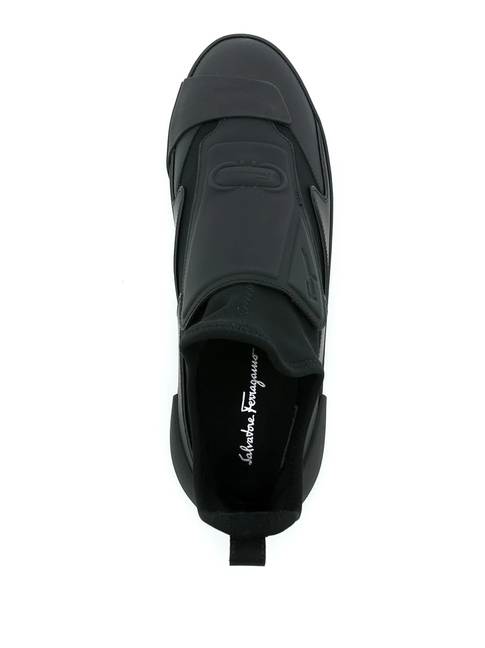 panelled slip-on sneakers - 4