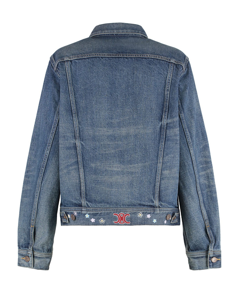 CELINE Denim Jacket With Embroidery outlook