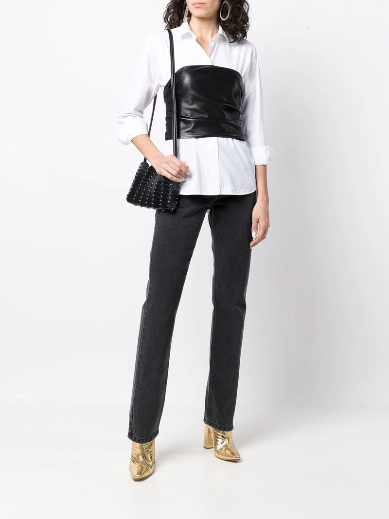 rabanne straight-leg trousers outlook