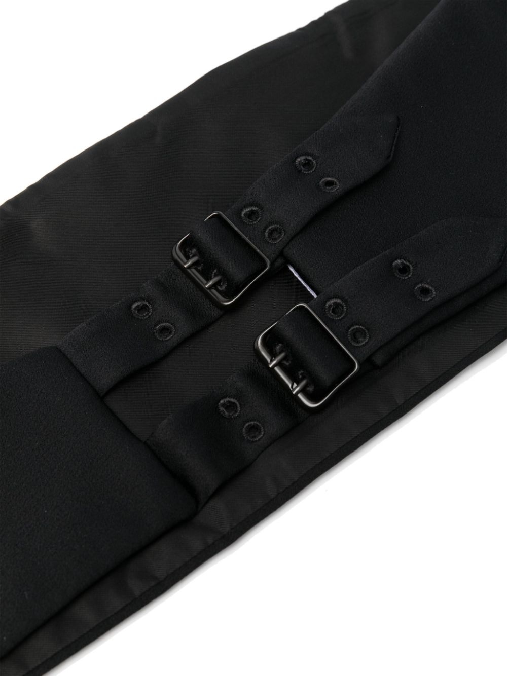 pleated satin belt - 2