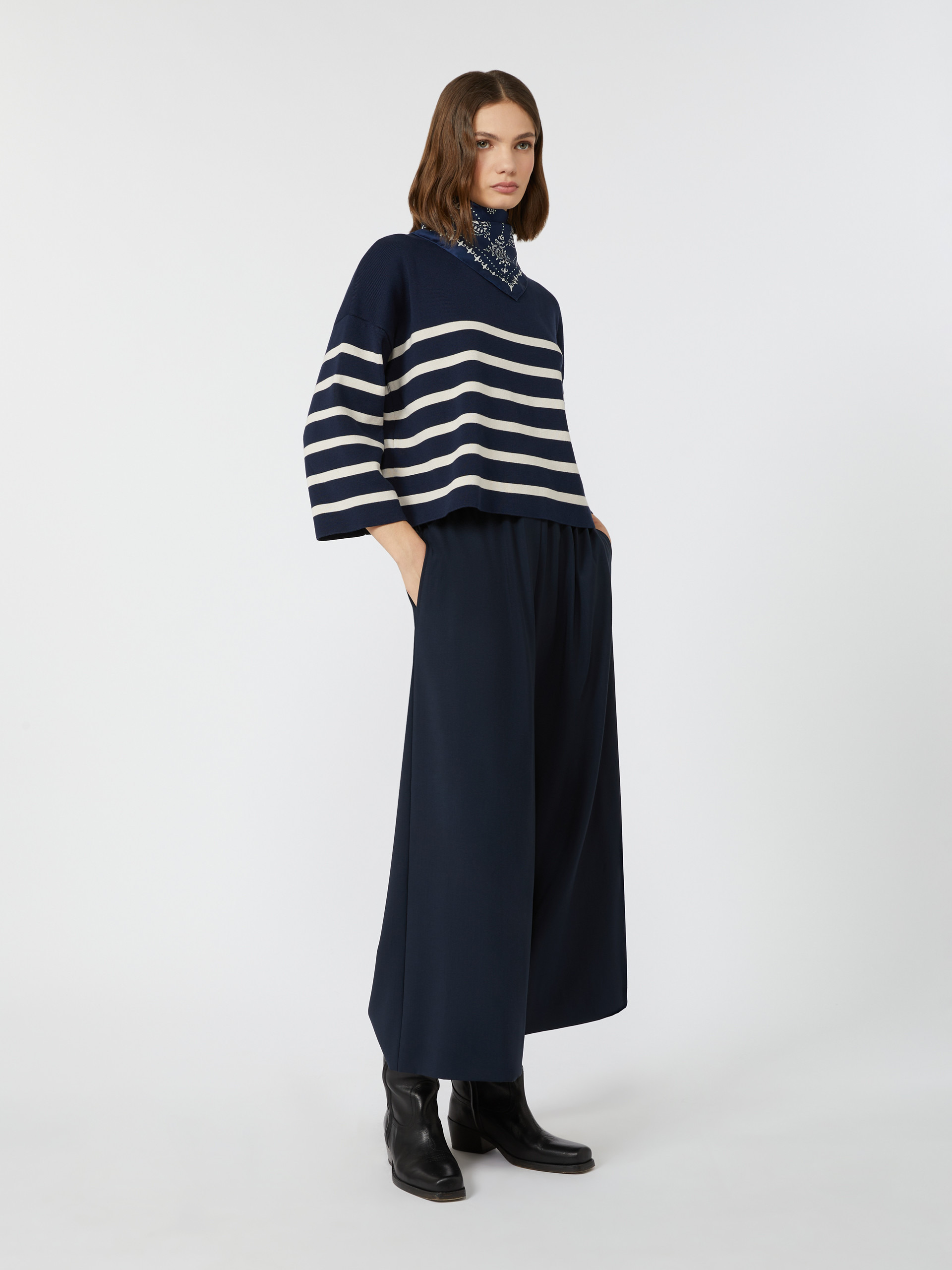 PINIDE Regular-fit cotton yarn sweater - 2