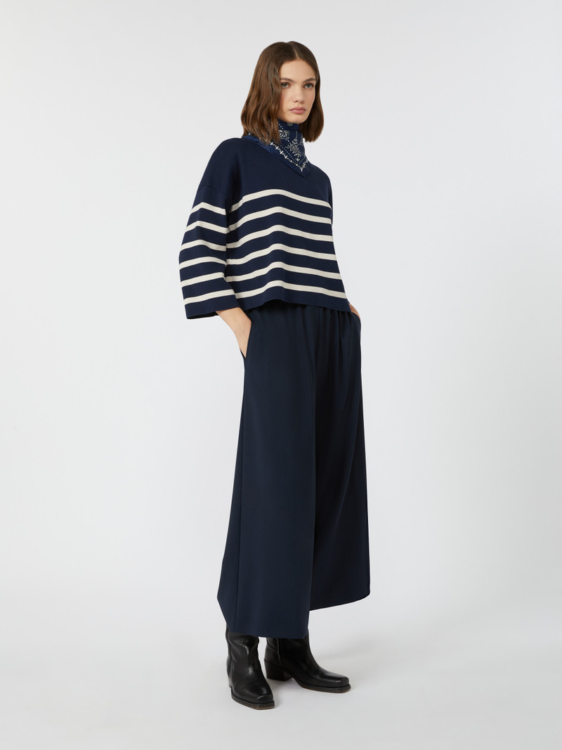 WEEKEND Max Mara PINIDE Regular-fit cotton yarn sweater outlook