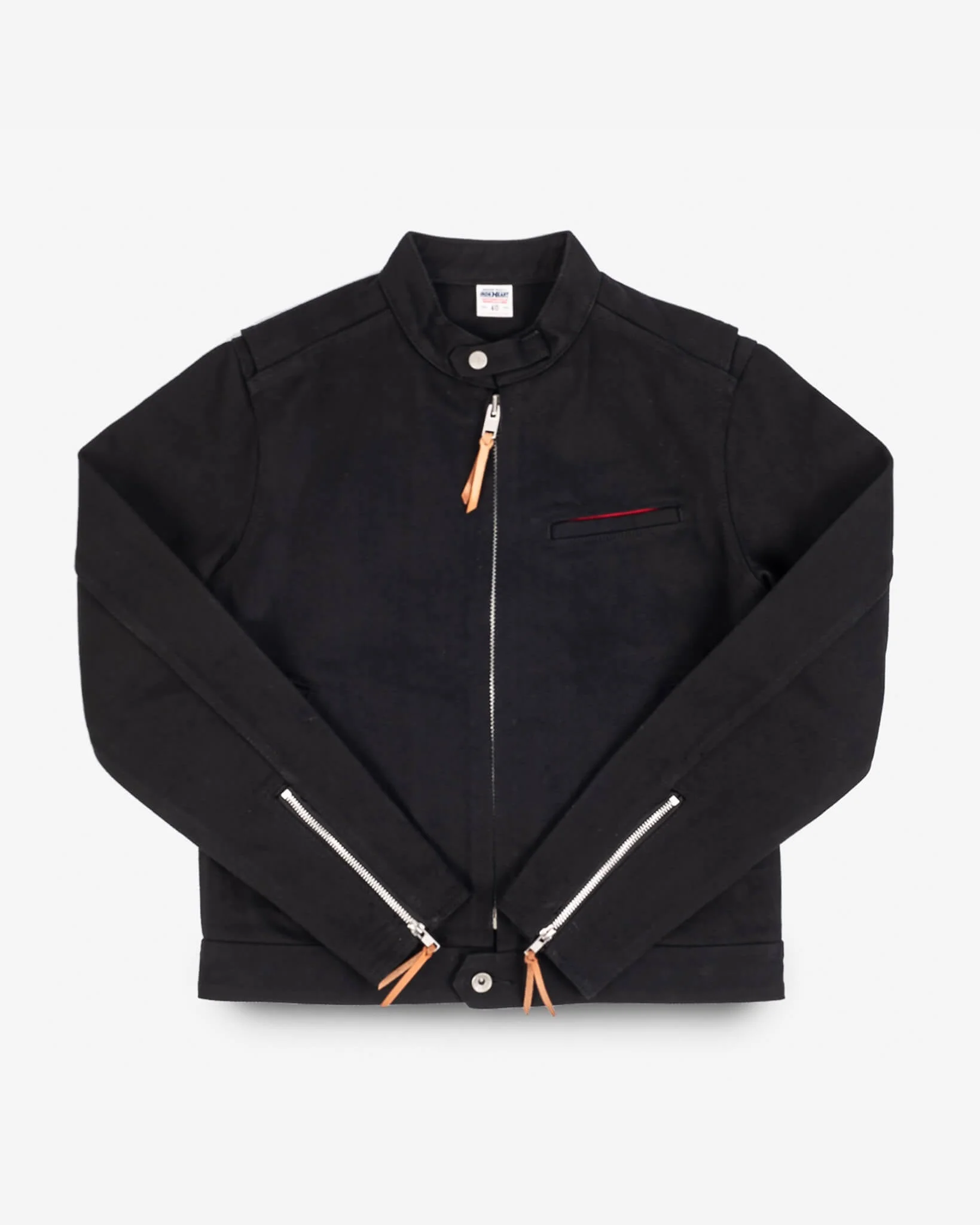 Iron Heart IH-9527J 21oz Denim Rider's Jacket - Superblack Non