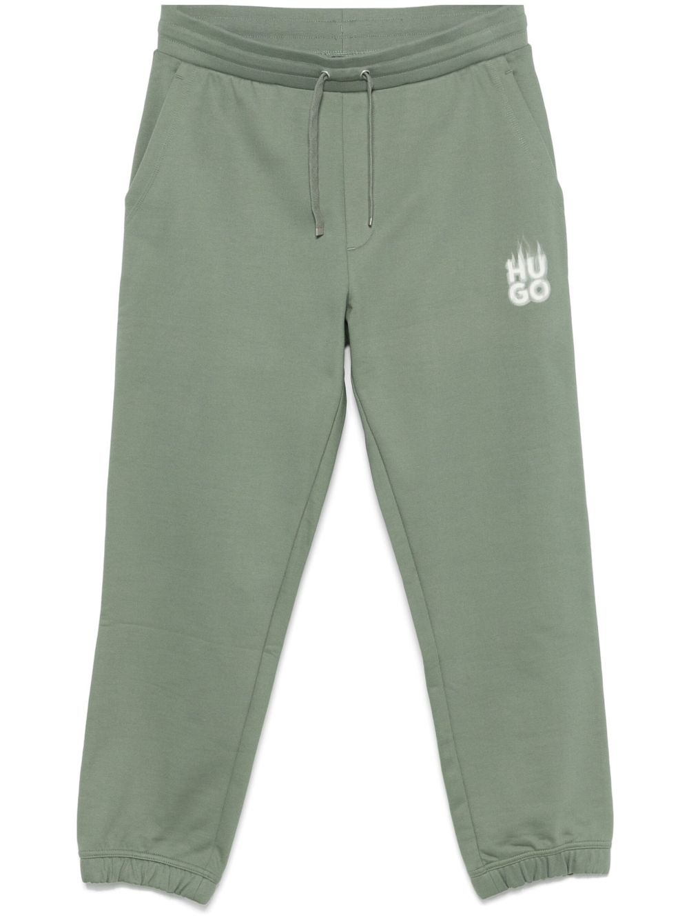 smoke-logo track pants - 1