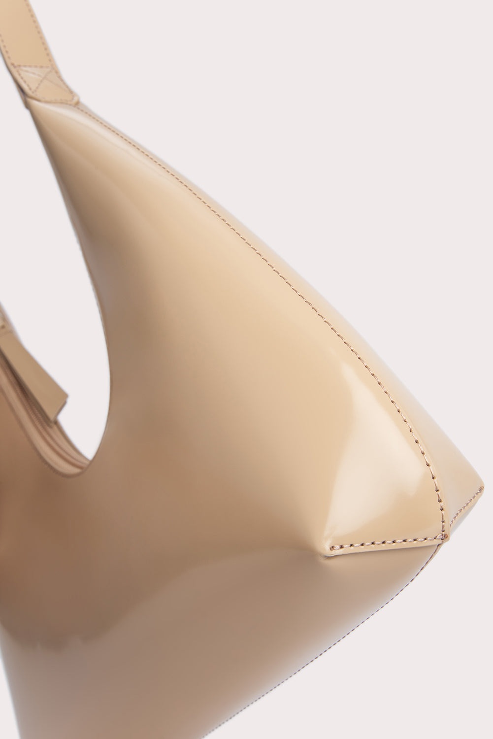 Amber Kraft Semi Patent Leather - 5