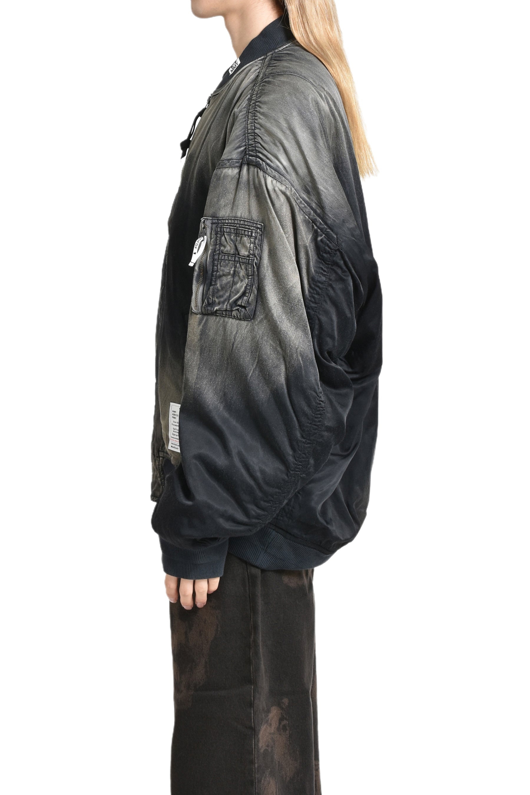 AGED FLIGHT JACKET / BLK - 3