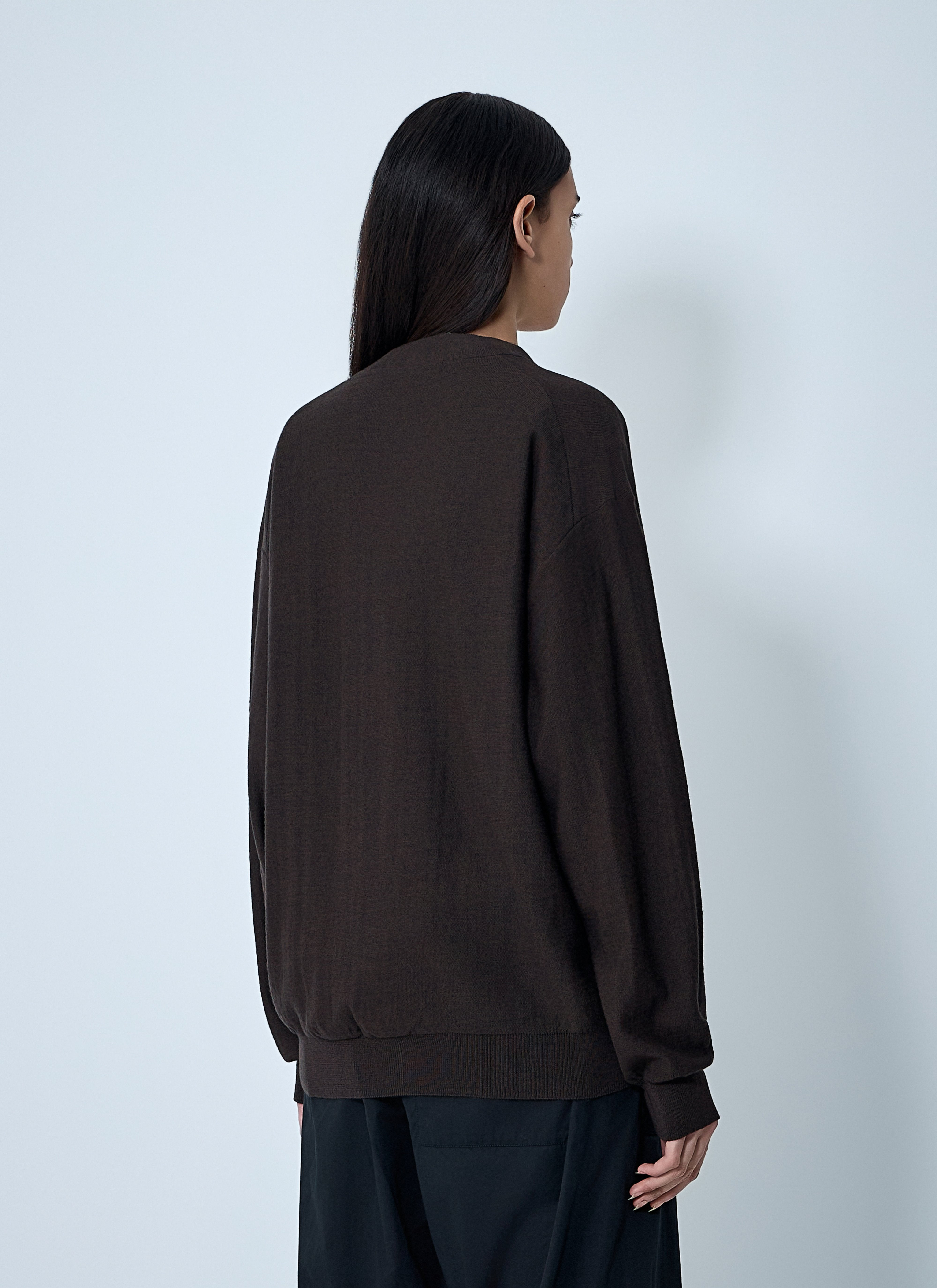 Lemaire Women Asymmetric Cardigan - 4
