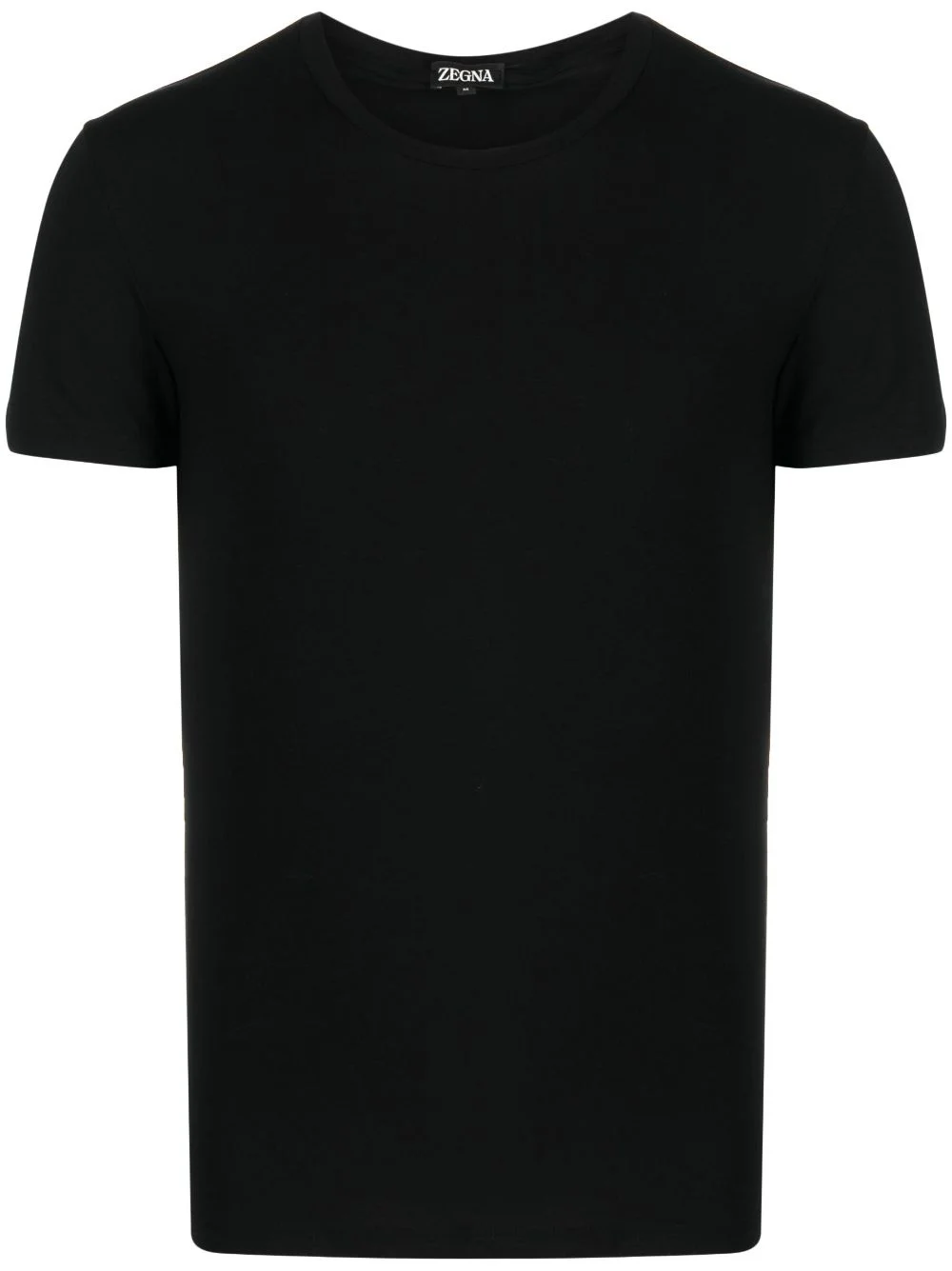 short-sleeved stretch-cotton T-shirt - 1
