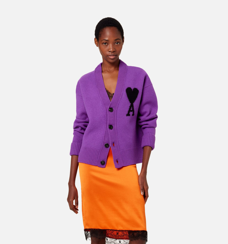 AMI Paris Ami De Coeur Cardigan outlook