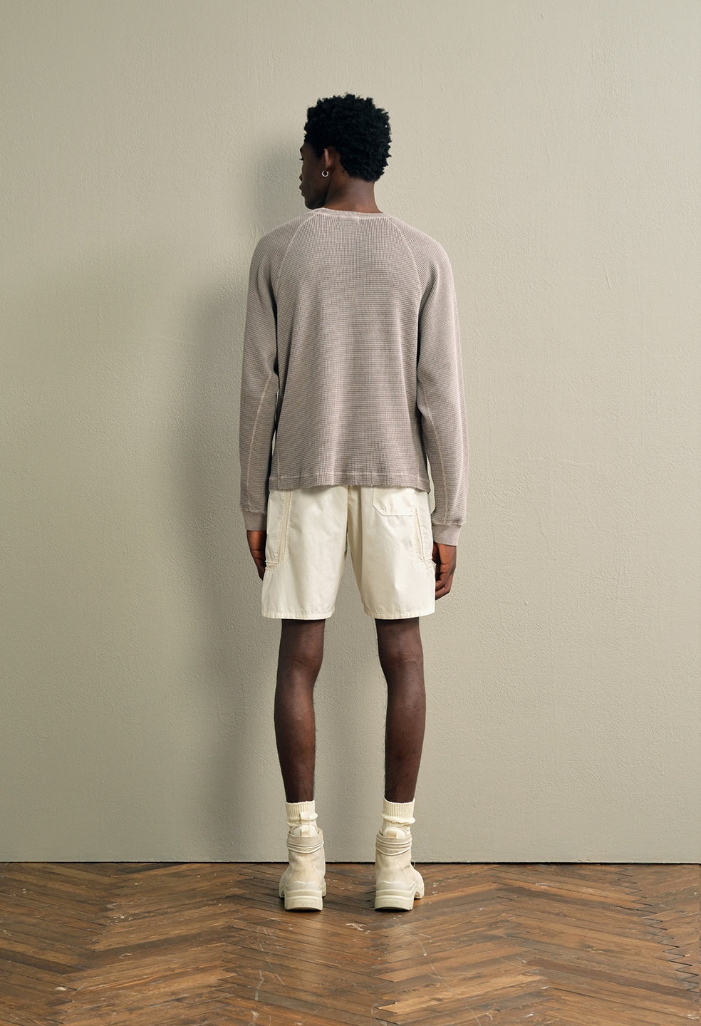 【関税込み】John Elliott グレー Folsom サーマルTシャツ John Elliott FOLSOM THERMAL CREW | Garmentory