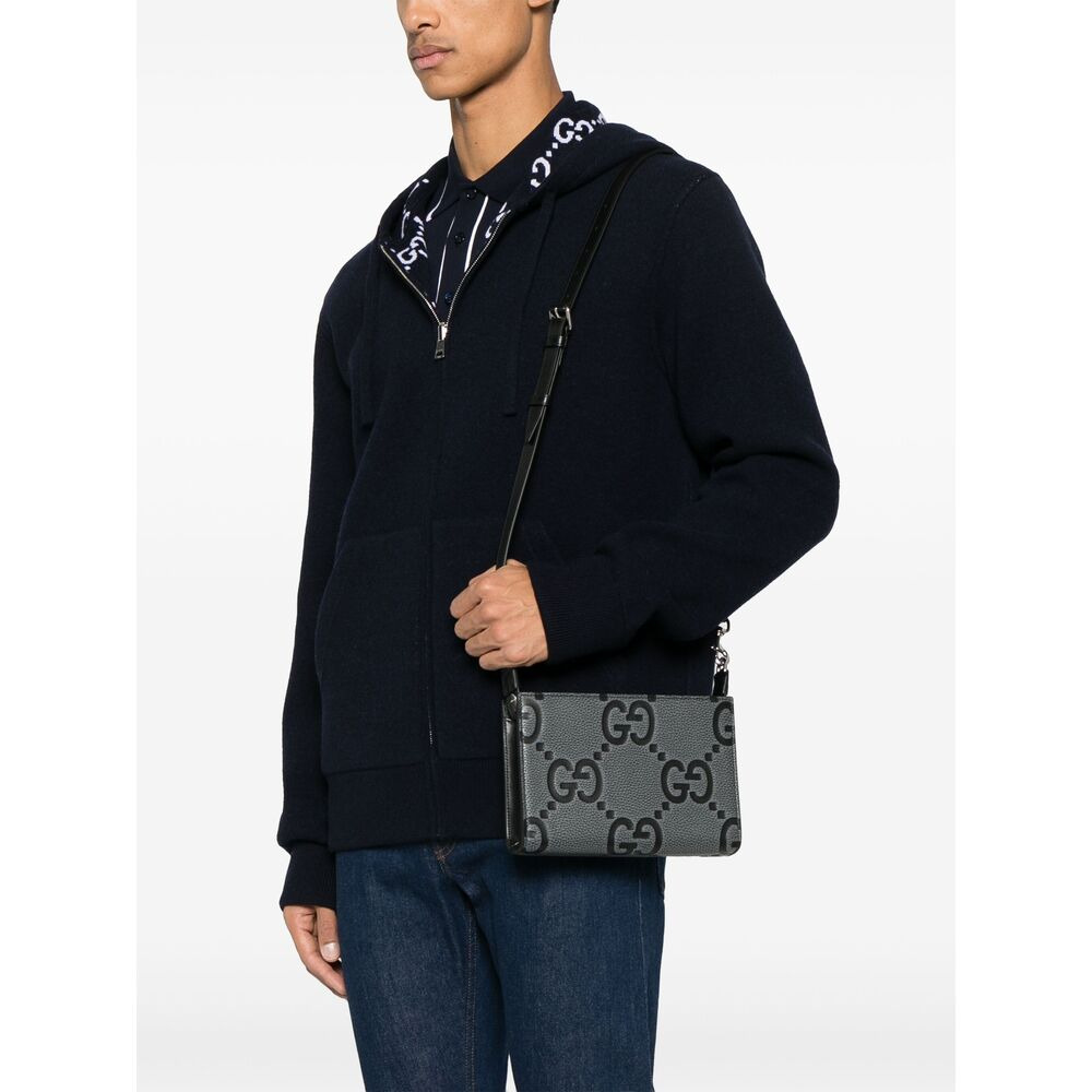 Gucci Grey Messenger Bags Men - 3