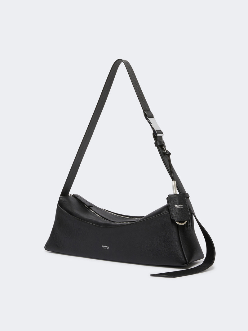 Max Mara SKIPPERS Small leather shoulder bag - BLACK outlook