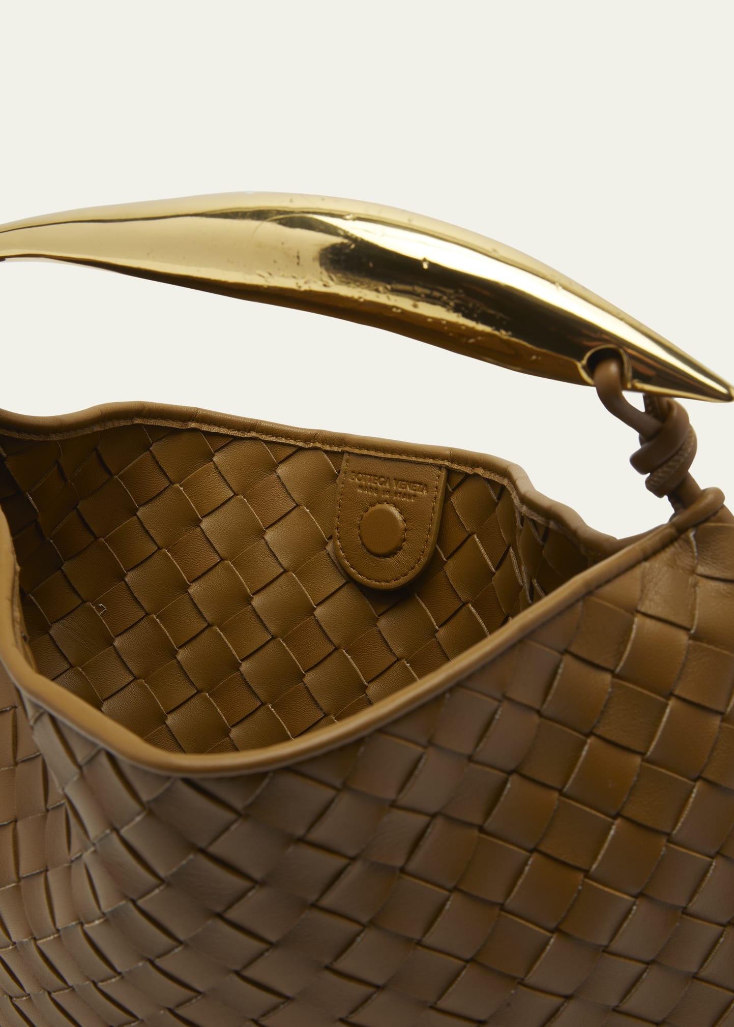 Sardine Intrecciato Napa Top-Handle Bag - 4