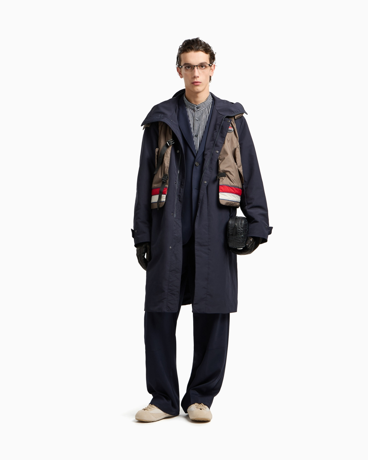 VIRGIN-WOOL TWILL SINGLE-BREASTED BLAZER - 2