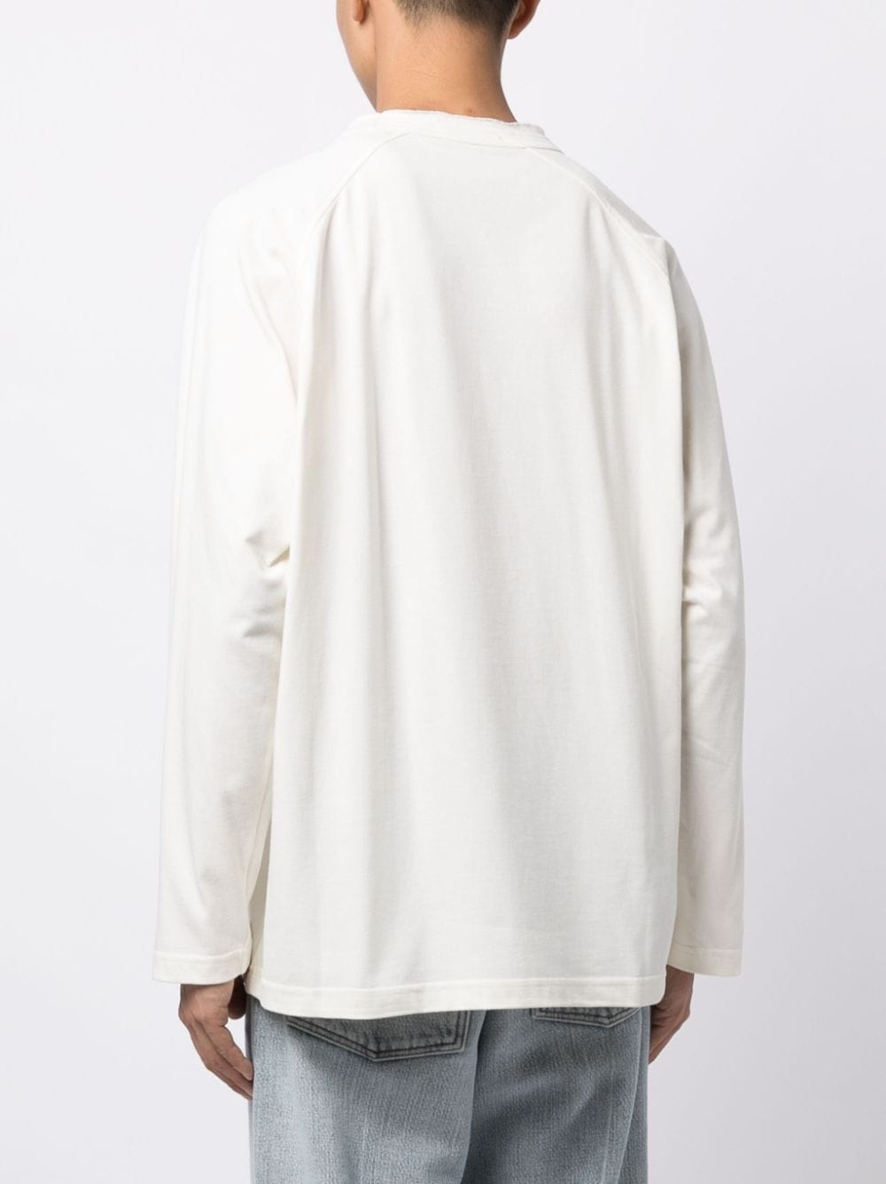 long-sleeve cotton T-shirt - 4