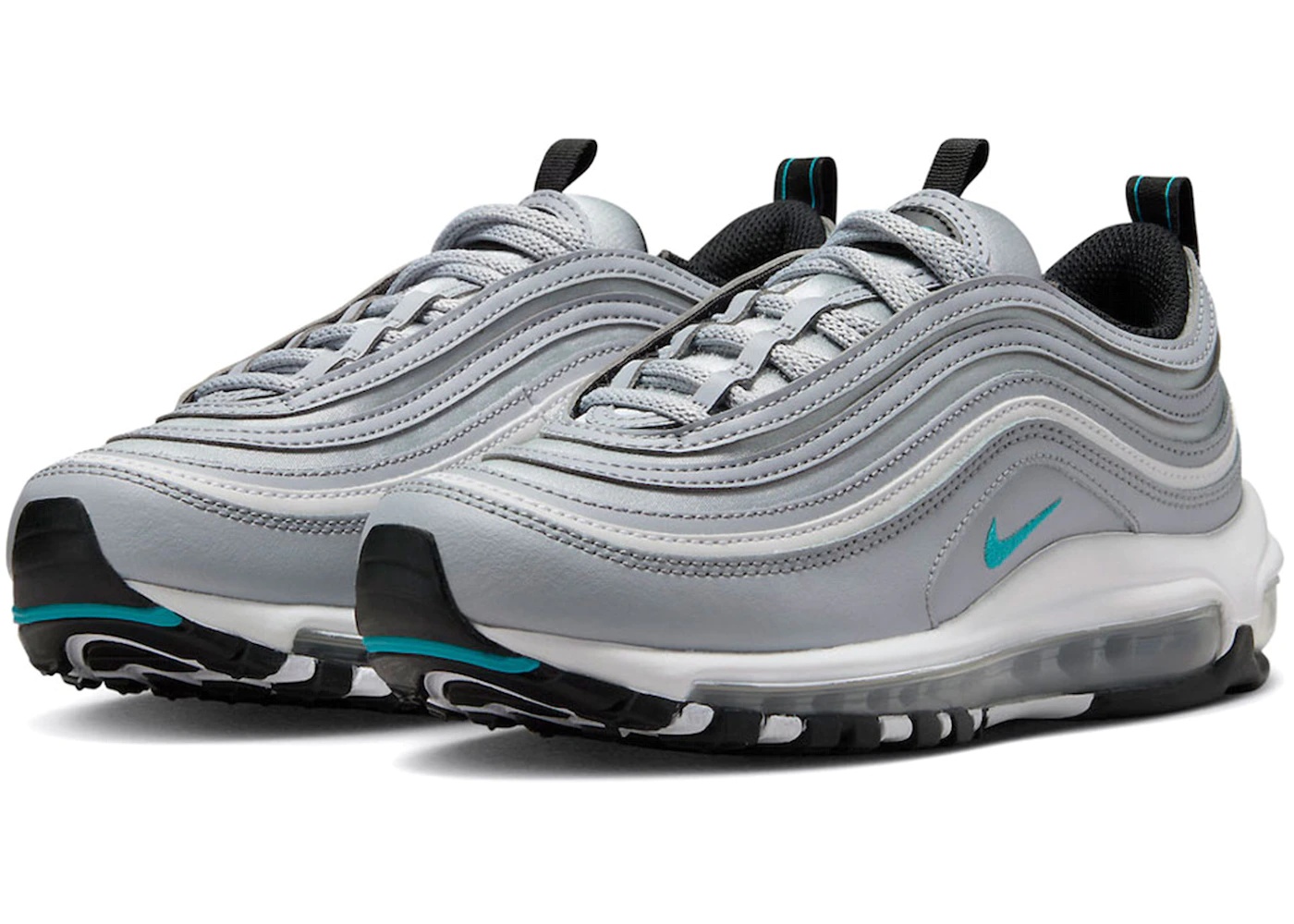 Nike Air Max 97 SE Wolf Grey Teal Nebula (Women's) - 2