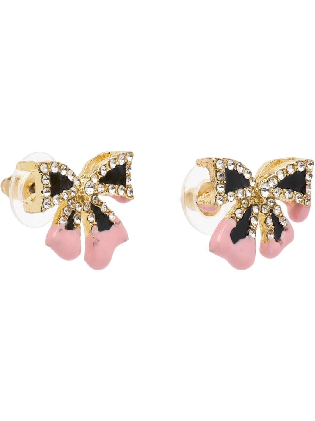 Gold Bow Earrings - 2