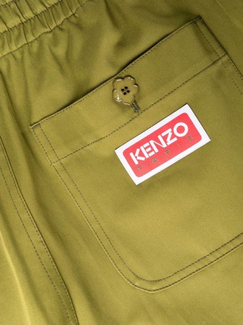 logo-patch cargo jogging trousers - 7