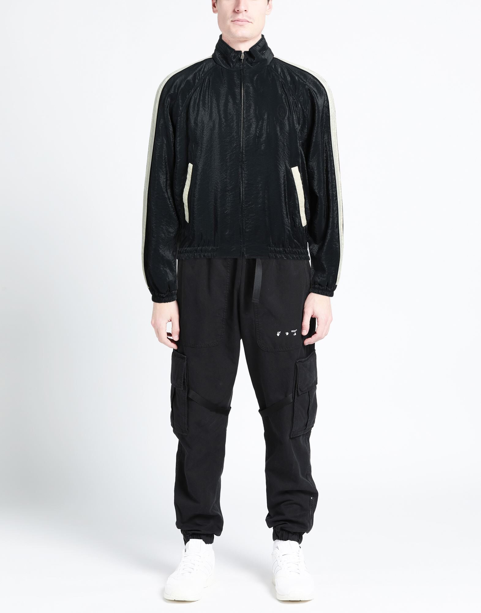 Black Men's Hooded Sweatshirt - 2