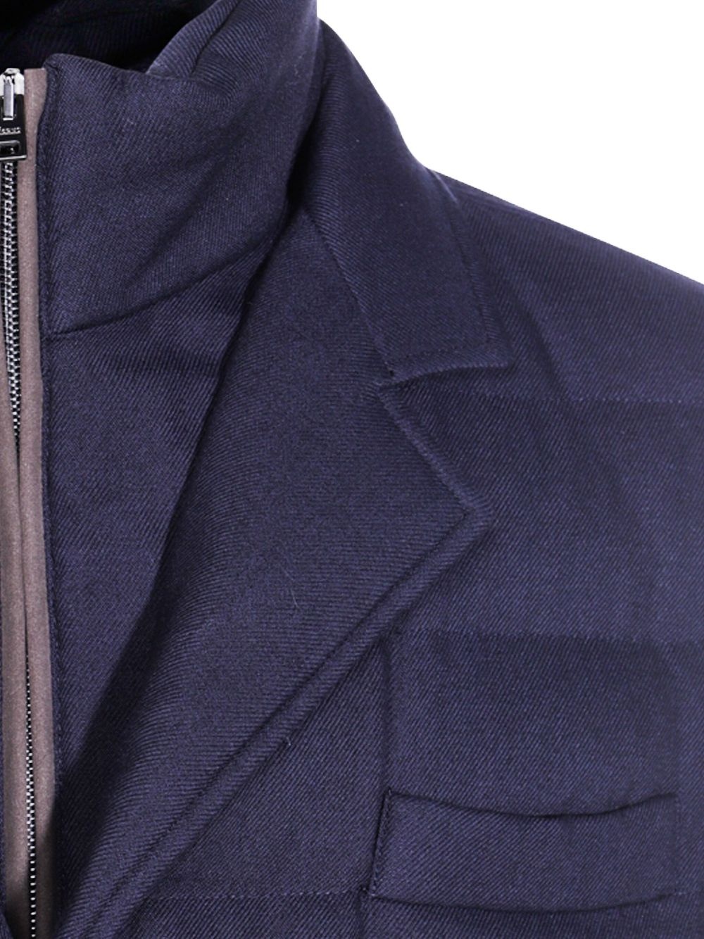 quilted layered blazer - 3