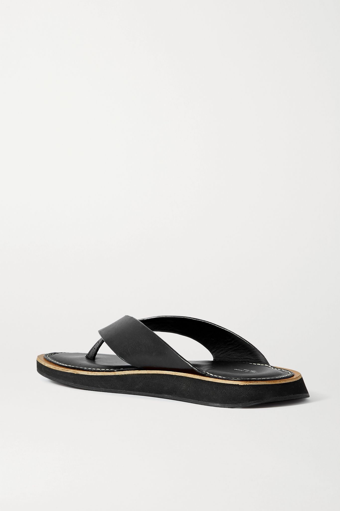 Parker leather platform flip flops - 3