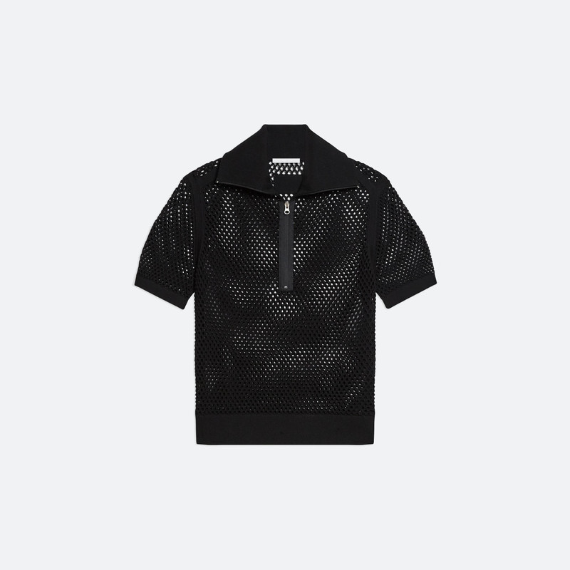 QUARTER-ZIP MESH SHIRT 1