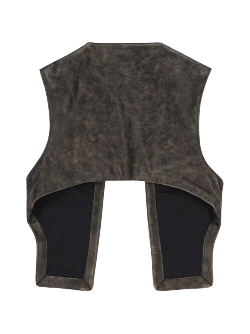 Jordan x J Balvin leather vest outlook