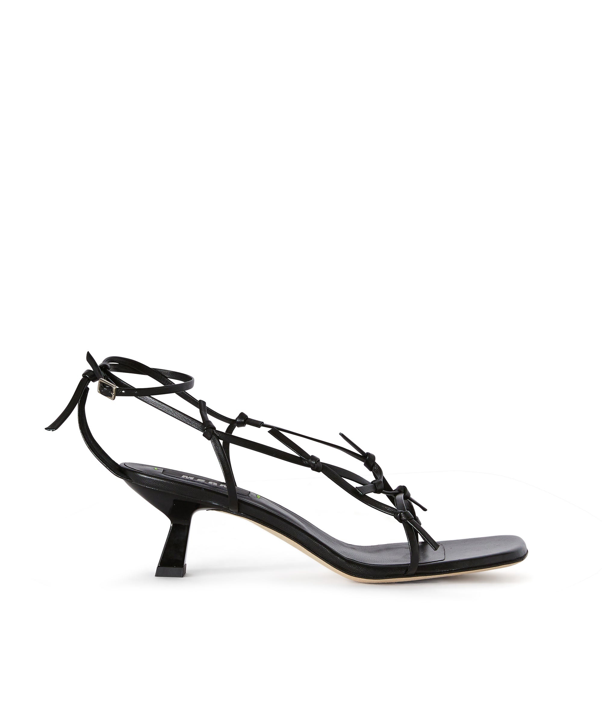 Sandal with leather woven straps - 1