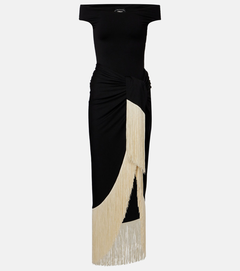Romy fringed swimsuit and beach cover-up set 1