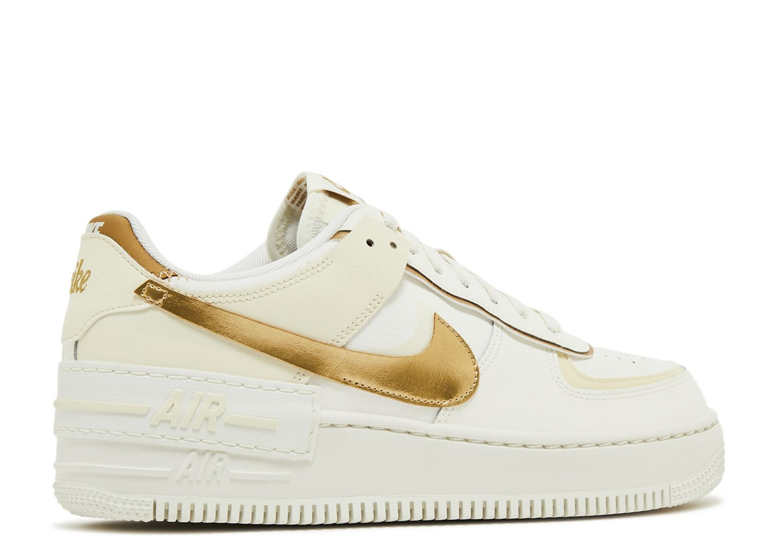 WMNS AIR FORCE 1 SHADOW 'SAIL METALLIC GOLD' - 3