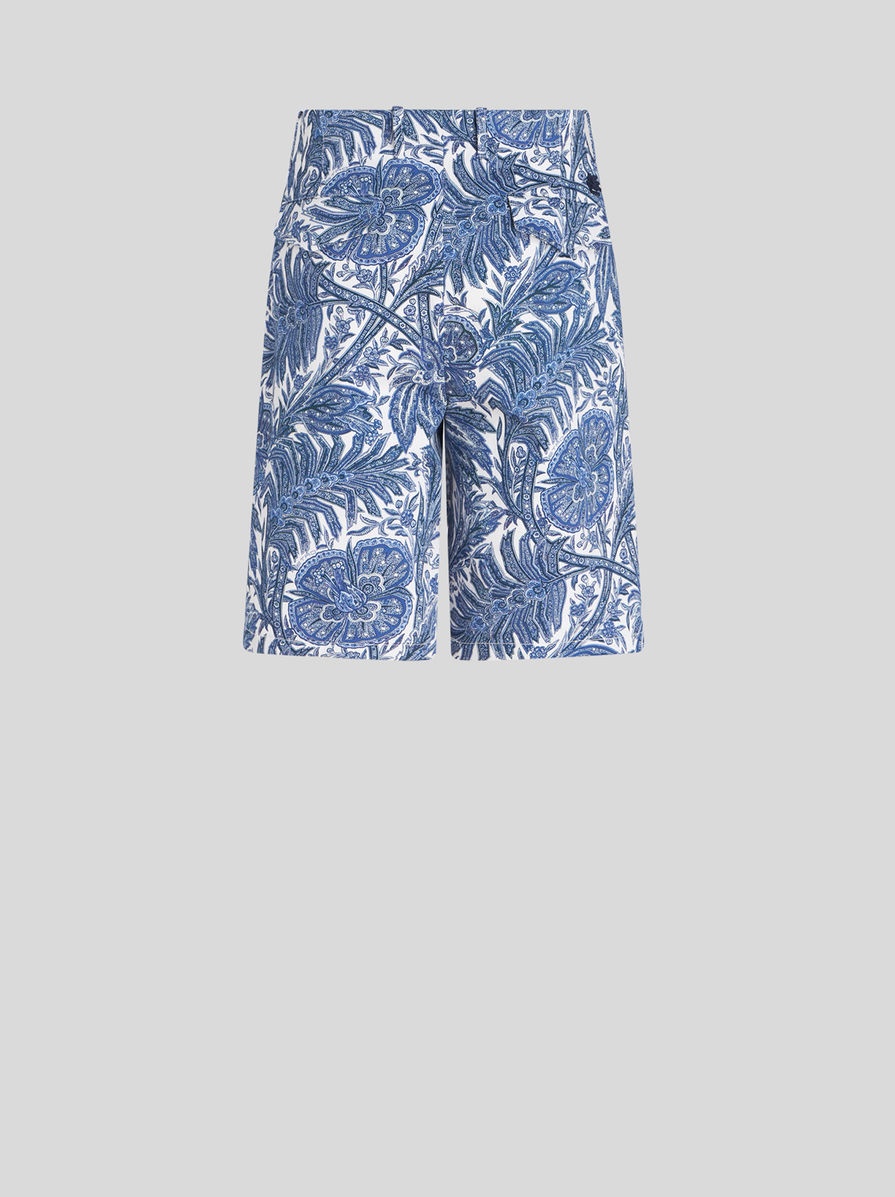 FOLIAGE PATTERN BERMUDAS - 5