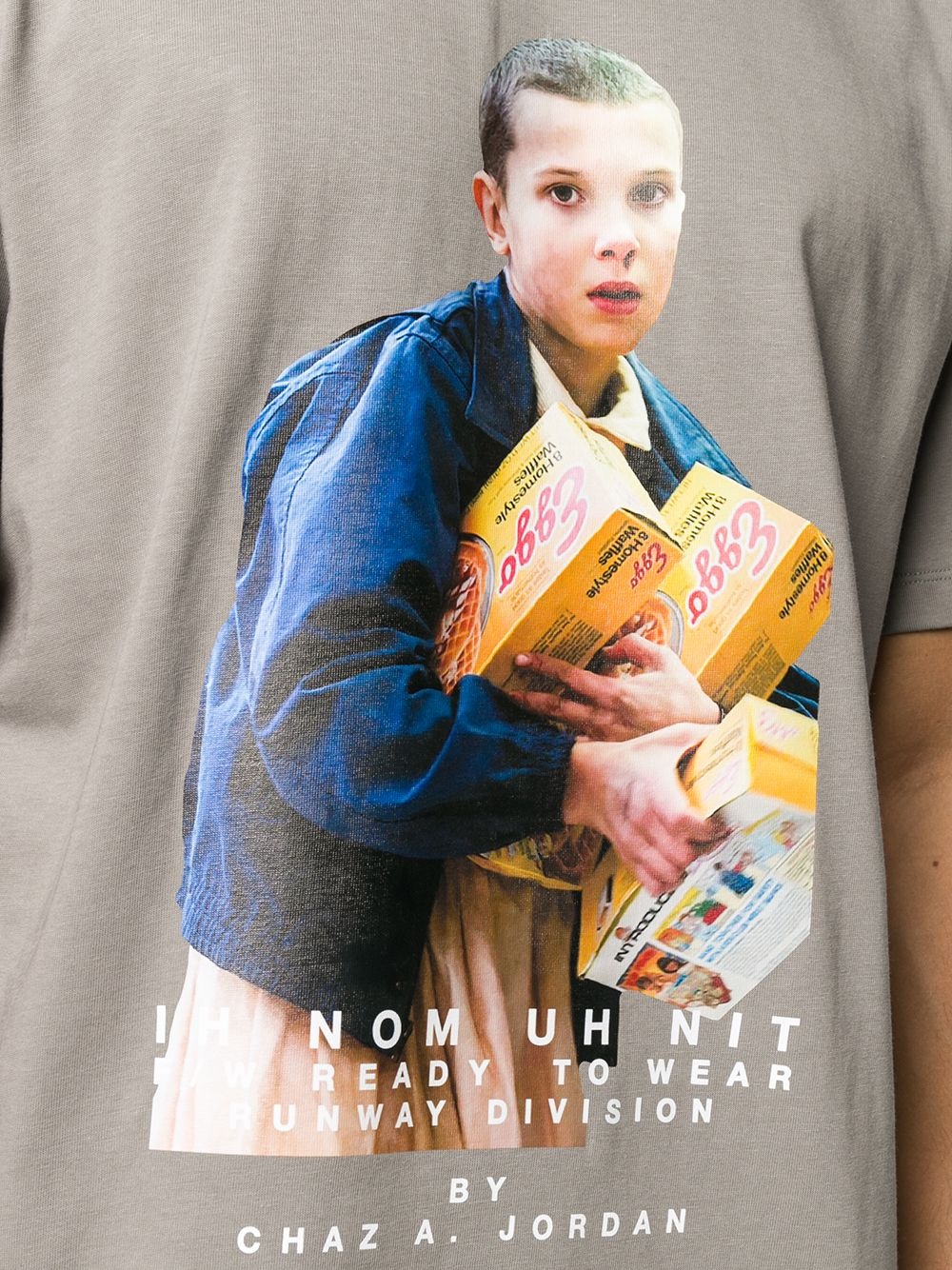 Stranger Things-print cotton T-shirt - 5