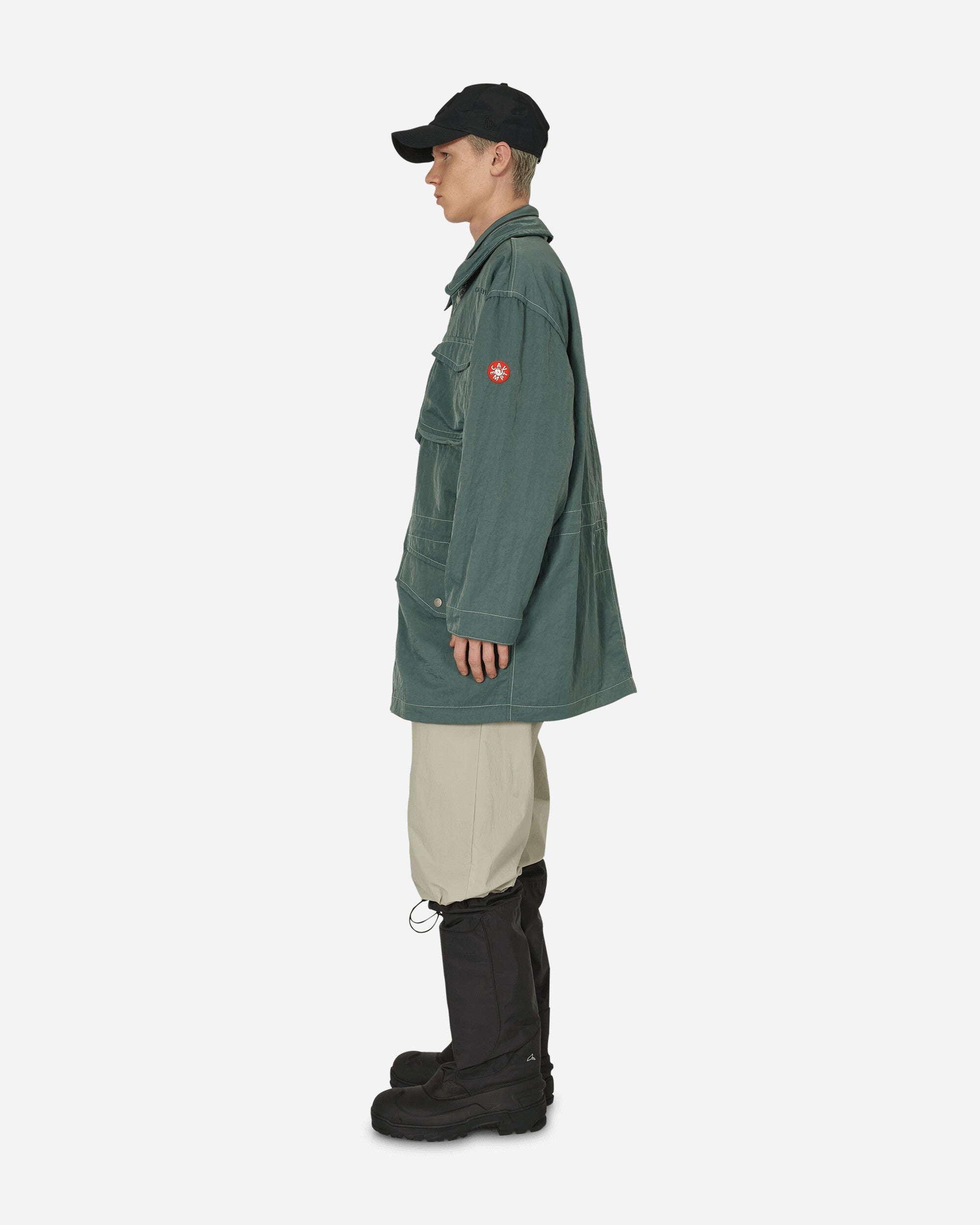 Nylon Field Coat Green - 2