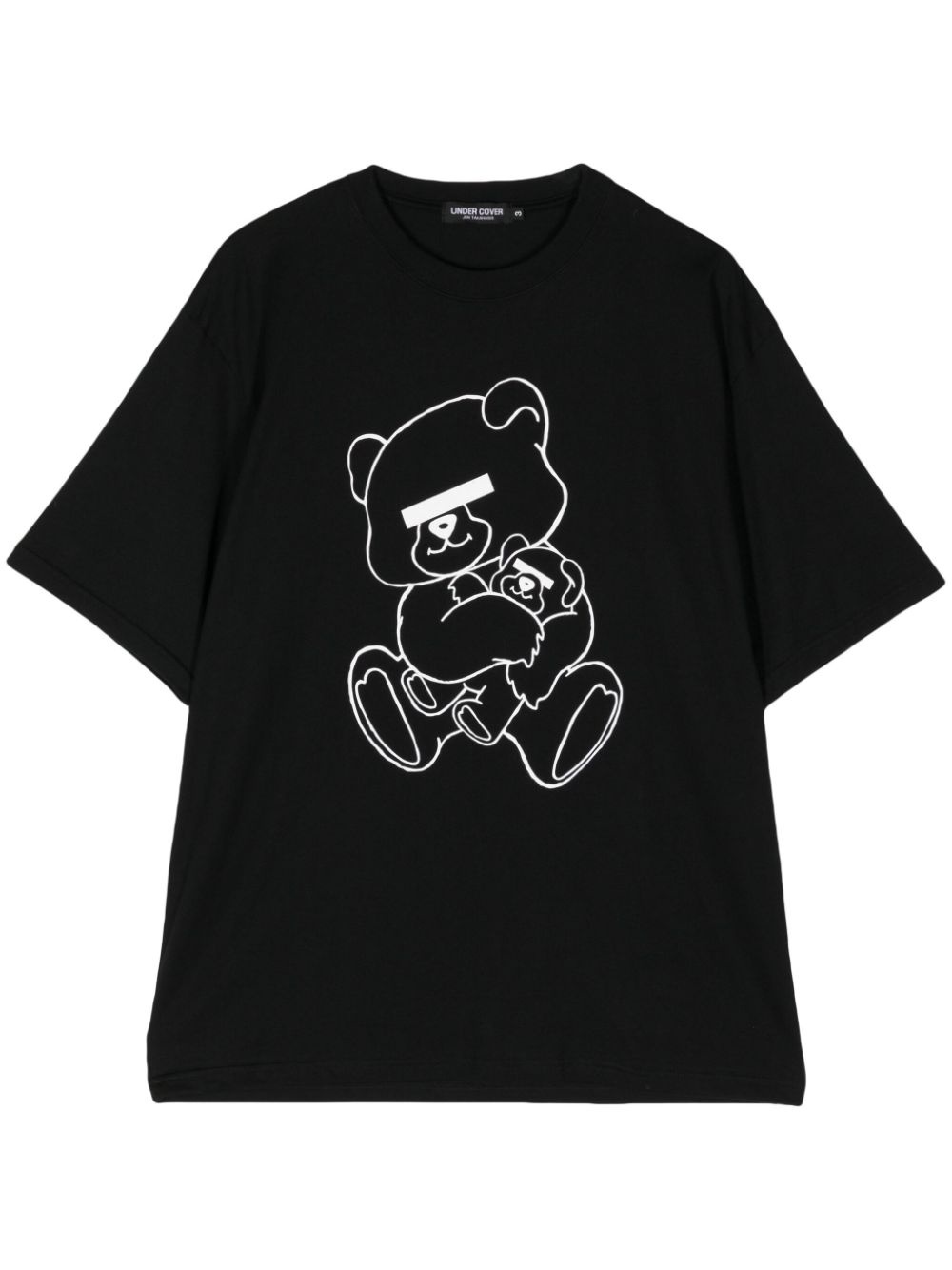 bear-print cotton T-shirt - 1