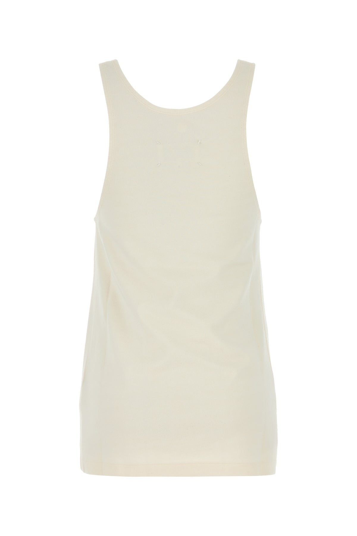 Ivory viscose blend tank top - 2